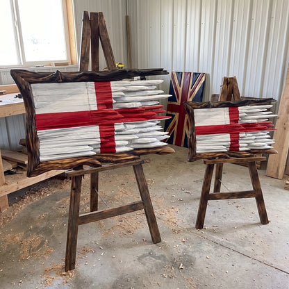 HANDCRAFTED WOODEN FLAGS